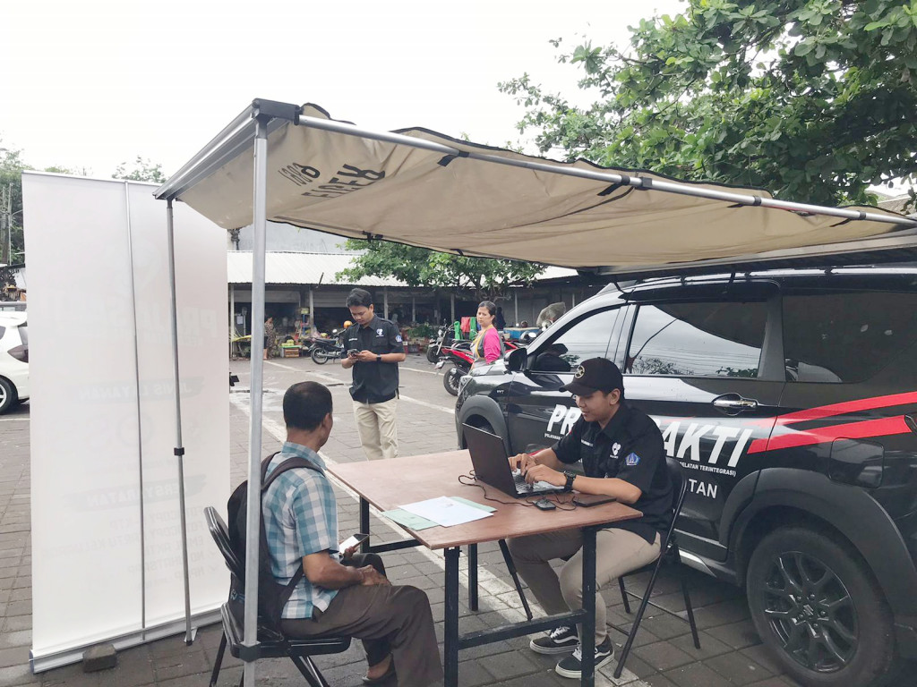 Layanan Praja Sakti Kecamatan Kuta Selatan untuk sektor UMKM berlokasi di Pasar Taman Giri Mumbul, Pemerintah Kecamatan berkomitmen memberikan layanan terbaik bagi masyarakat Kuta Selatan