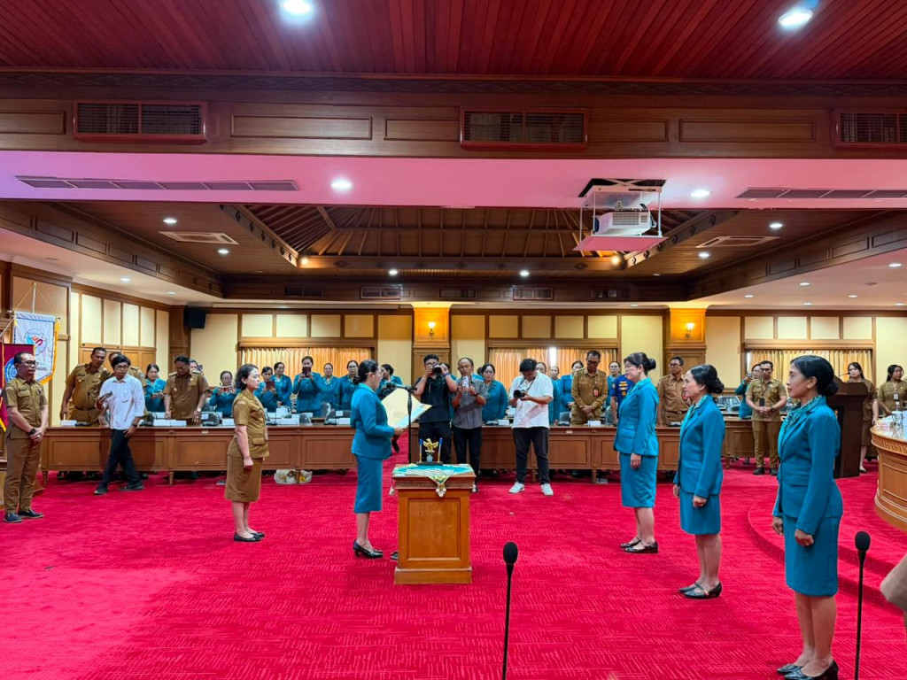 Pelantikan Ketua TP PKK dan Tim Pembina Posyandu Kecamatan Kuta Utara