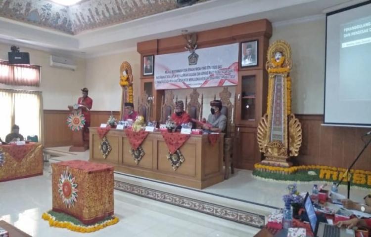 Musyawarah Desa (Musdes) Perencanaan Pembangunan Tahun Anggaran 2021