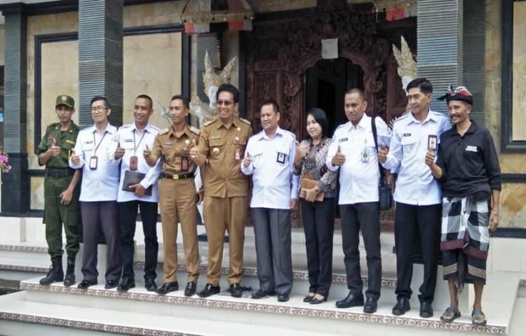 Pembinaan Lomba Desa di Desa Punggul oleh Bapak Camat Abiansemal beserta tim