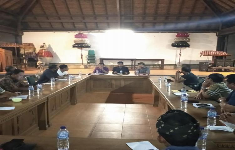 Rakor forum BPD kecamatan abiansemal Di warung Bali Sangeh