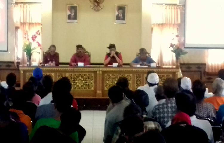 SOSIALISASI KEGIATAN BRLH KABUPATEN BADUNG TAHUN 2018 DI KECAMATAN ABIANSEMAL