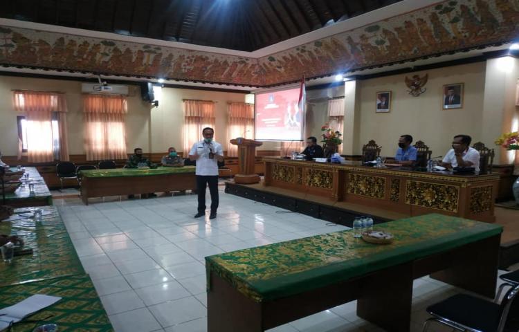 Sosialisasi Percepatan penanganan Covid 19 dari Bapak Wakil Bupati Badung
