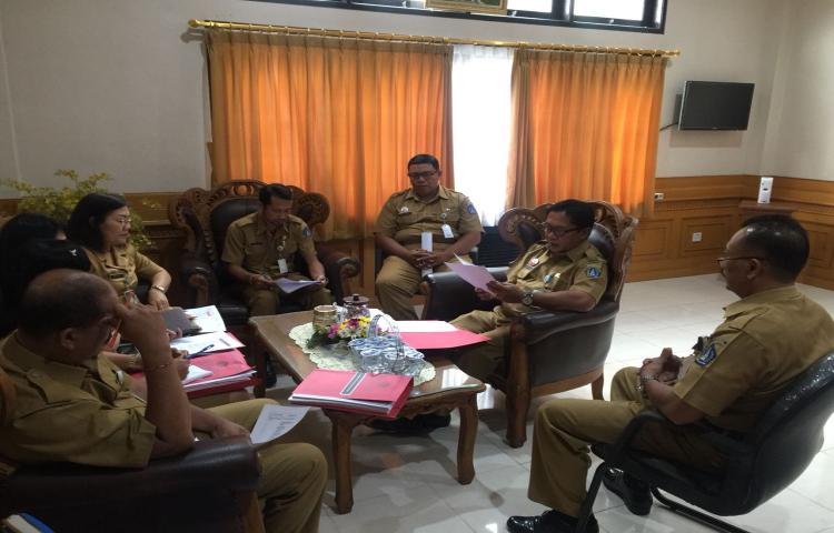 Koordinasi Penilaian MANGUPURA AWARD Bapenda / Pasedahan Agung Kab. Badung tahun 2018