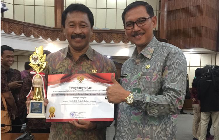 Penghargaan Keterbukaan Informasi Publik, Bapenda Badung Raih Dua Katagori Terbaik