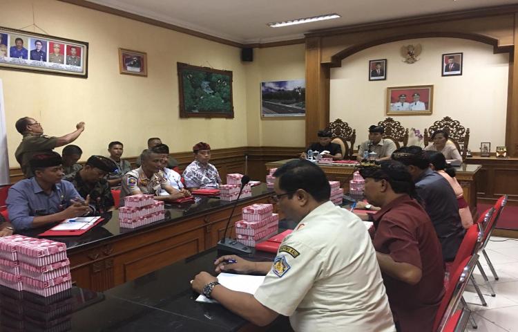 Rapat Kerja Jabatan Fungsional Polisi Pamong Praja dalam rangka pengangkatan Pejabat Fungsional Polisi Pamong Praja di Lingkungan Pemerintah Kabupaten Badung