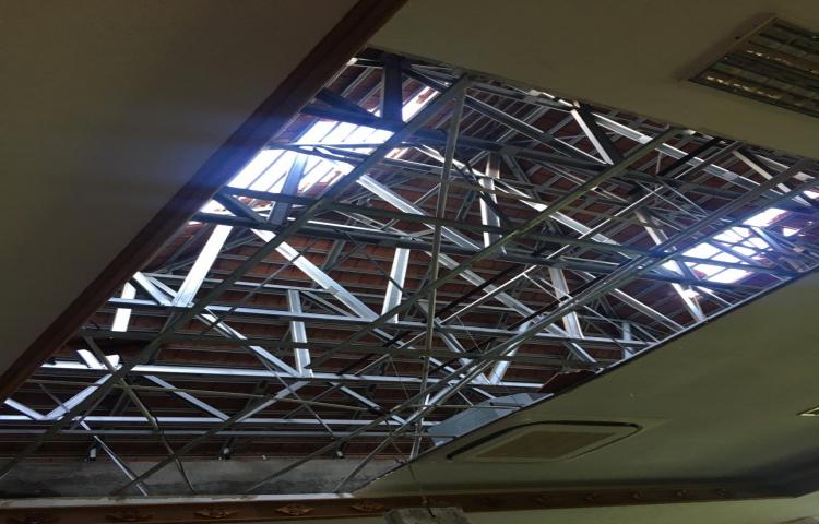 Angin Puting Beliung di Kantor Lurah sempidi, Kelurahan Sempidi, Kecamatan Mengwi Tanggal 13 Oktober 2020