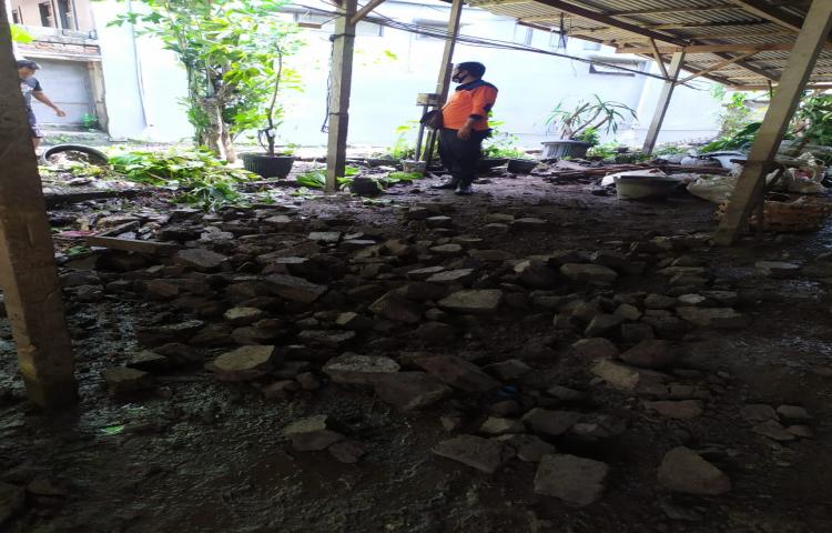 Banjir di Lingkungan Uma Gunung, Banjar Uma Gunung, Desa Sempidi, Kecamatan Mengwi Tanggal 01 Juni 2020