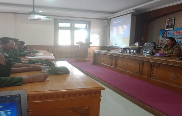 Bimtek penanggulangan bencana bagi satlinmas desa selat kecamatan abiansemal