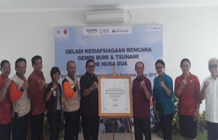 Gladi Simulasi Gempa Bumi dan Tsunami di Kawasan ITDC Bali