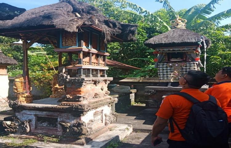 Kajian kebakaran pelinggih di br. Lambing, sibang kaja, abiansemal.