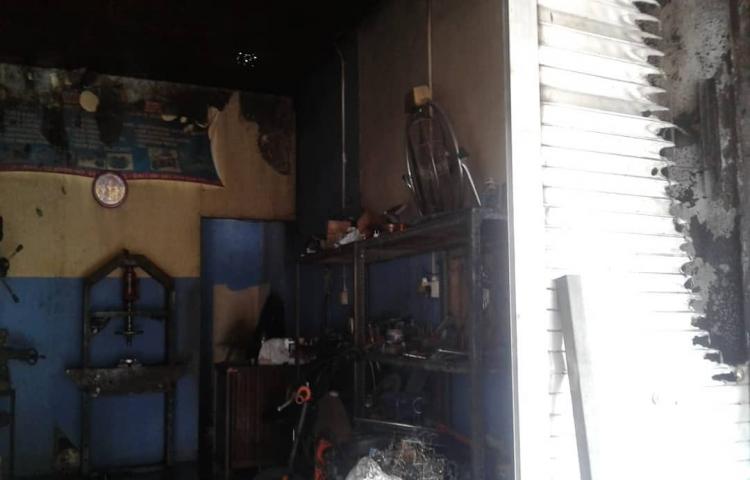 Kebakaran Bengkel Las Aluminium dan Bubut Sempidi Mengwi