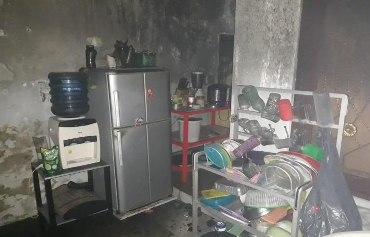 Kebakaran Dapur di Jalan Batur Sari Sading No.4, Banjar Pekandelan Dauhan, Desa Sading, Kecamatan Mengwi Tanggal 10 Juni 2020
