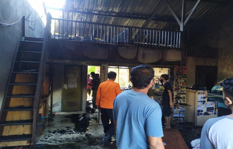 Kebakaran Garmen di Banjar Pasek, Desa Jagapati, Kecamatan Abiansemal Tanggal 09 Juni 2020