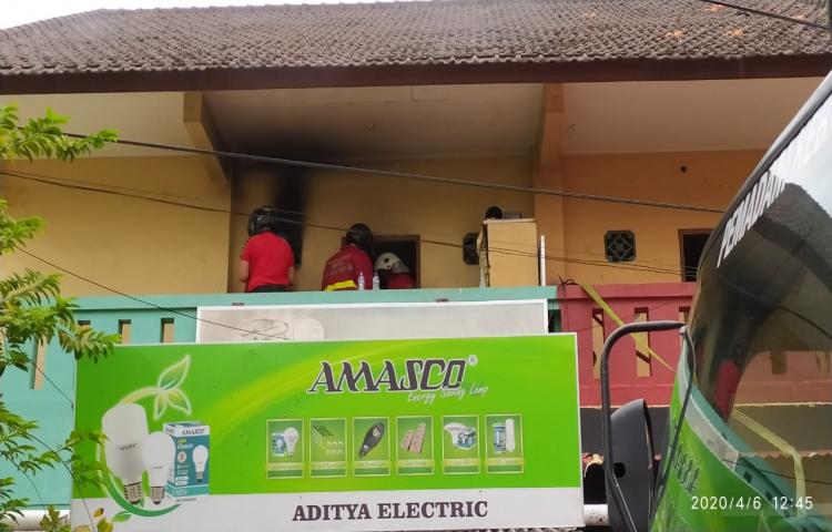 Kebakaran Ruko di Jalan Kubu Anyar Kuta, Banjar Kubu Anyar, Kelurahan Kuta, Kecamatan Kuta Tanggal 06 April 2020