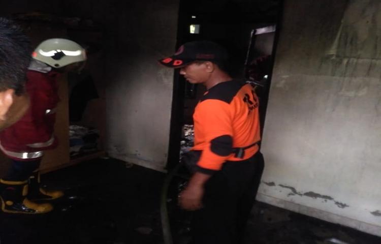 Kebakaran Rumah di Banjar Batubayan, Desa Taman, Kecamatan Abiansemal.