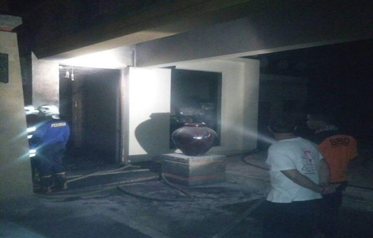 Kebakaran Sebuah Hotel di Jalan Wana Segara, Banjar Segara, Kelurahan Kuta, Kecamatan Kuta