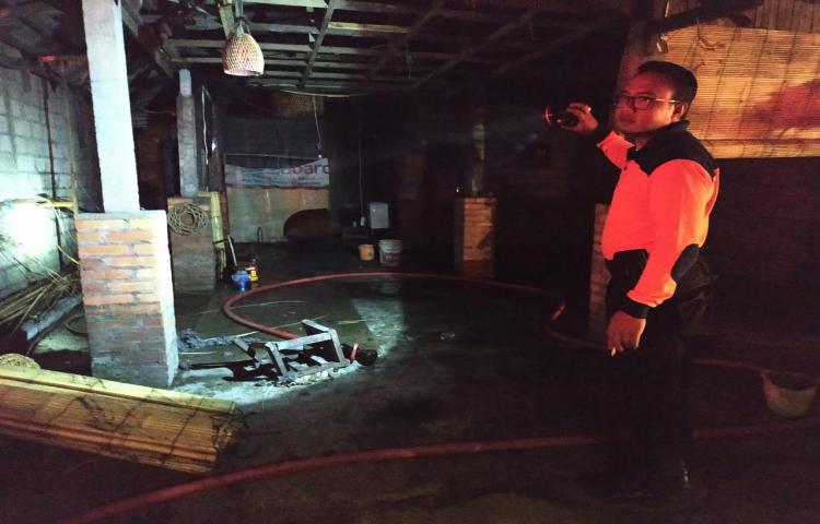 Kebakaran Toko Meubel Rotan di Jalan Raya Tanah Lot, Banjar Sedahan, Desa Munggu, Kecamatan Mengwi Tanggal 26 Januari 2020