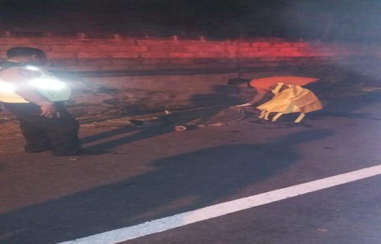 Kecelakaan di Jalan Babakan Canggu, Banjar Babakan Kaja, Desa Canggu, Kecamatan Kuta Utara Tanggal 11 Maret 2020