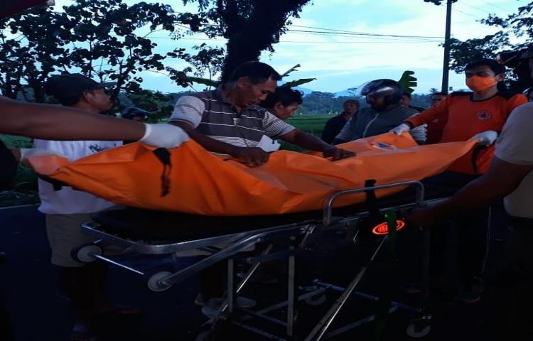 Kecelakaan di Jalan Denpasar - Singaraja, tepatnya di Banjar Karang Enjung, Kecamatan Mengwi.