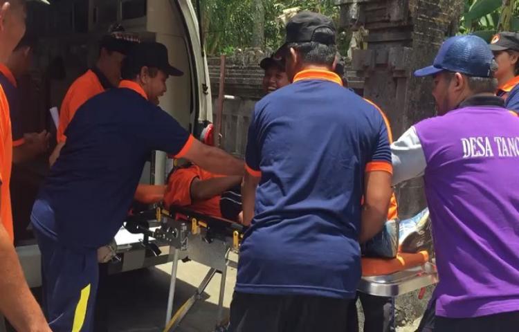 Kegiatan Simulasi Serangkaian Acara Pembentukan Desa/Kelurahan Tangguh Bencana di Desa Kuwum