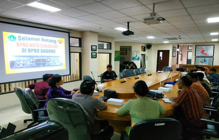 Kunjungan BPBD kota Sukabumi