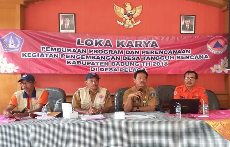 Lokakarya program dan perencanaan kegiatan pengembangan Desa tangguh bencana di Desa Pelaga