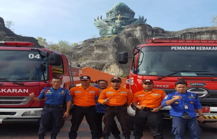 PAM kegiatan Temu Karya Nasional TTG XX dan PINDesKel 2018 di GWK Ungasan Kuta Selatan.