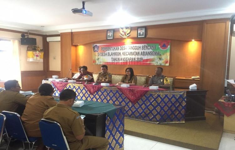 Pembukaan Pembentukan Desa/Kelurahan Tangguh Bencana di Desa Blahkiuh, Kecamatan Abiansemal, Kabupaten Badung