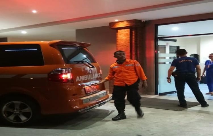 Penanganan Korban Kecelakaan di Jalan Raya Simpang Sunset Road Kuta, Kecamatan Kuta