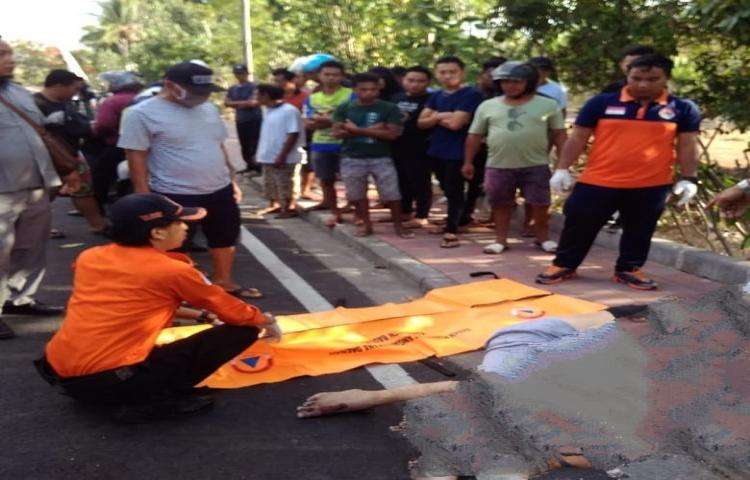 Penanganan kecelakaan di Jalan Menuju Labuansait