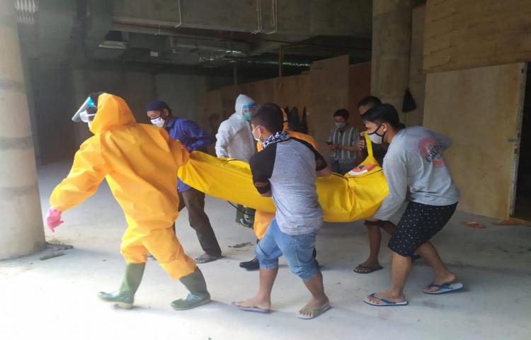 Penemuan Mayat di Jalan Pantai Double Six, Banjar Legian Kaja, Kelurahan Legian, Kecamatan Kuta Tanggal 28 Mei 2020