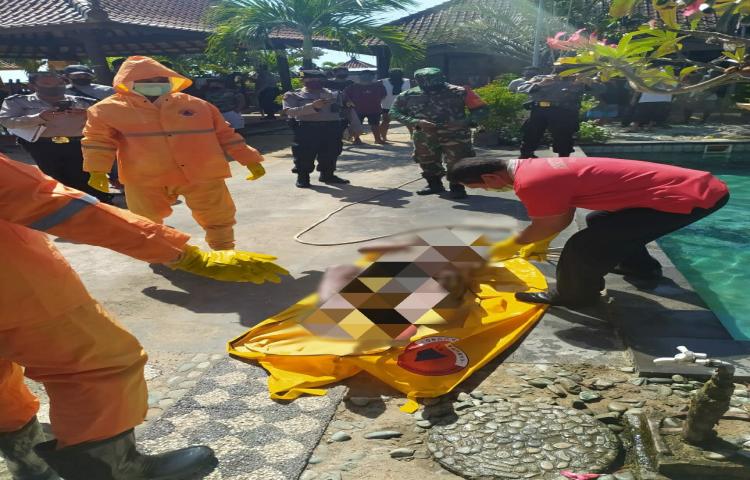 Penemuan Mayat di Jalan Pratama Depan Konco Tanjung Benoa, Banjar Taman Sari, Kel. Tanjung Benoa, Kec. Kuta Selatan Tgl 18 April 2020