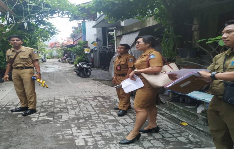 Pengecekan Rumah I Ketut Sumerta, Banjar Taman Sari, Kecamatan Kuta Selatan