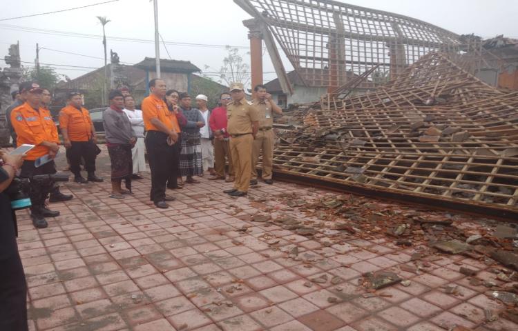 TRC BPBD Badung assesment dampak gempa di 6 kecamatan di kabupaten Badung.