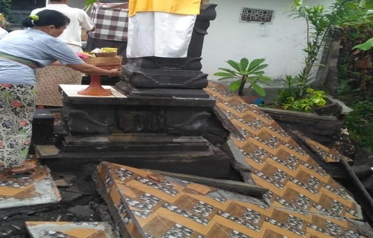 Assesment laporan Tanah Longsor yang disebabkan oleh Cuaca Ekstrim di Banjar Taman Sari Lebah Gunung, Desa Mengwitani, Kecamatan Mengwi