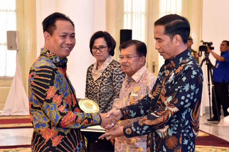 Kabupaten Badung Terima Penghargaan Dana RakÇa dari Presiden RI