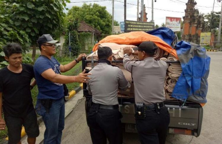 Tak Lengkapi Dokumen Veteriner, 300 Kulit Sapi Diamankan