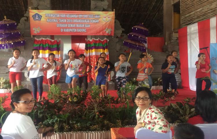 Glady Bersih Acara Harganas dan Hari Anak Nasional Kabupaten Badung