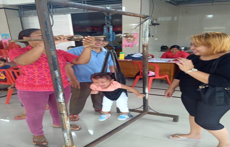 Kegiatan Bina Keluarga Balita (BKB) Melati dan posyandu Banjar Dangin Peken, Kampung KB Desa Penarungan.