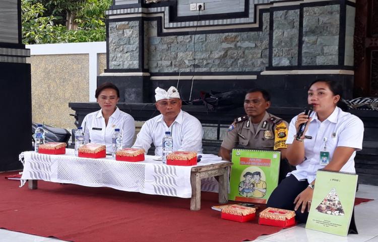 Kegiatan Forum Musyawarah di Kampung KB Desa Penarungan, Mengwi.