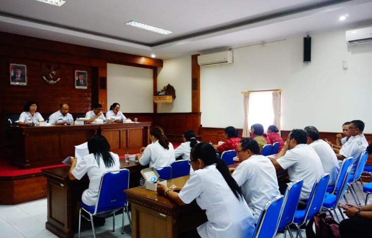 Kegiatan Monev (Monitoring & Evaluasi) DP2KBP3A di Kecamatan Kuta Selatan (16/5)