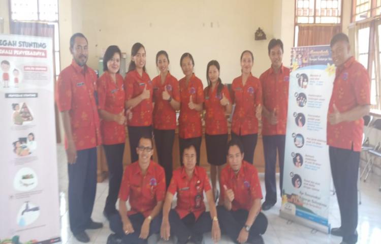 Kegiatan di Balai Penyuluhan KB Kelurahan Abianbase, Kecamatan Mengwi, Kabupaten Badung.