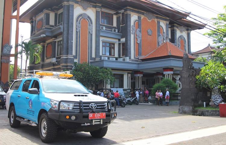 Mobil Unit Penerangan (MUPEN) di Kantor Kelurahan Kuta, Desa Kuta, Kecamatan Kuta, Kabupaten Badung.