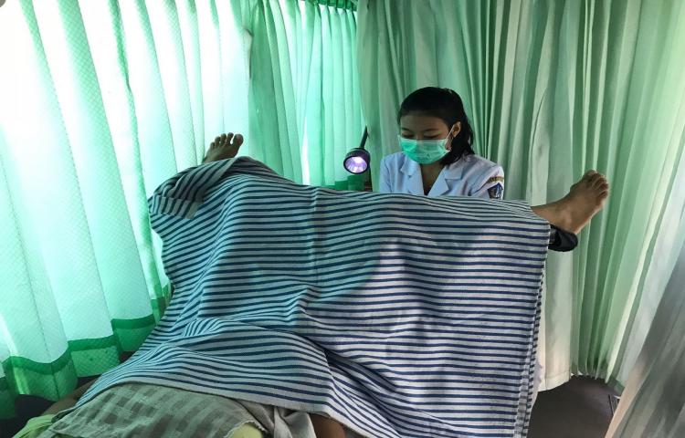 Pelayanan PAPSMEAR di Lapas Kerobokan, Kecamatan Kuta Utara, Kabupaten Badung.