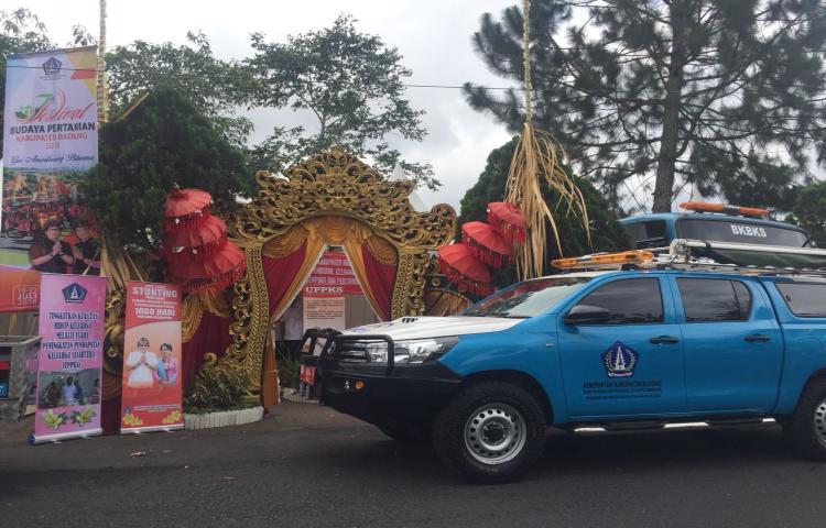 Persiapan menyambut Festival Budaya Pertanian