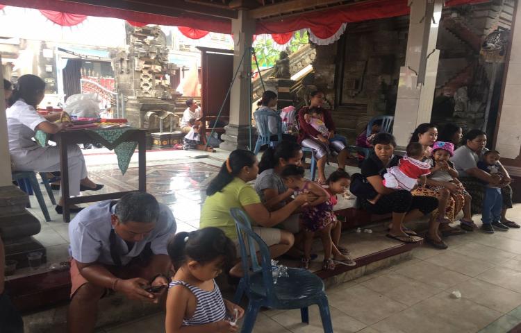 Pertemuan Pokja Kampung KB Banjar Penyarikan, Kelurahan Benoa, Kecamatan Kuta Selatan.