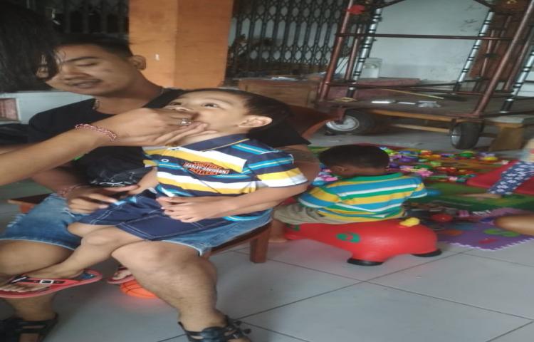 Posyandu di Banjar Bantas Kelod, Desa Sibang Gede, Kecamatan Abian Semal.