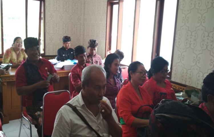 Rapat Upt. Camat Abian Semal Monitoring dan Evaluasi Dana Posyandu
