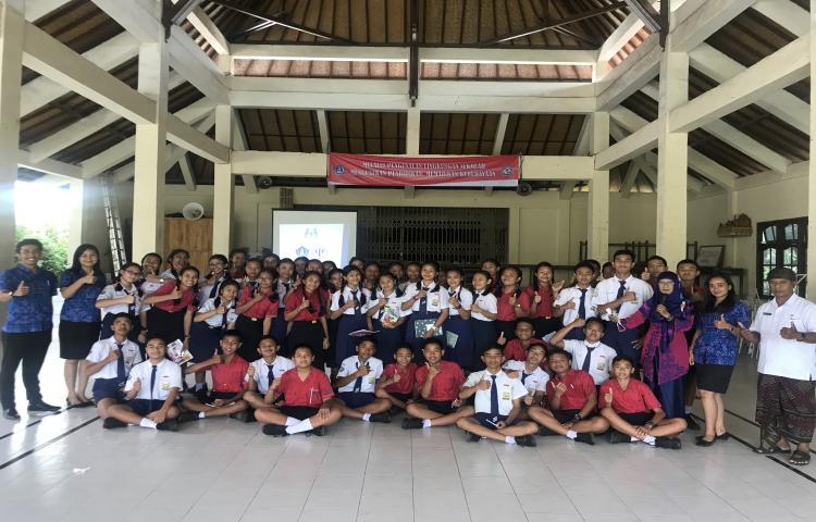 SOSIALISASI PUSPAGA TERKAIT ANTI BULLYING DI SMP NEGERI 1 KUTA SELATAN
